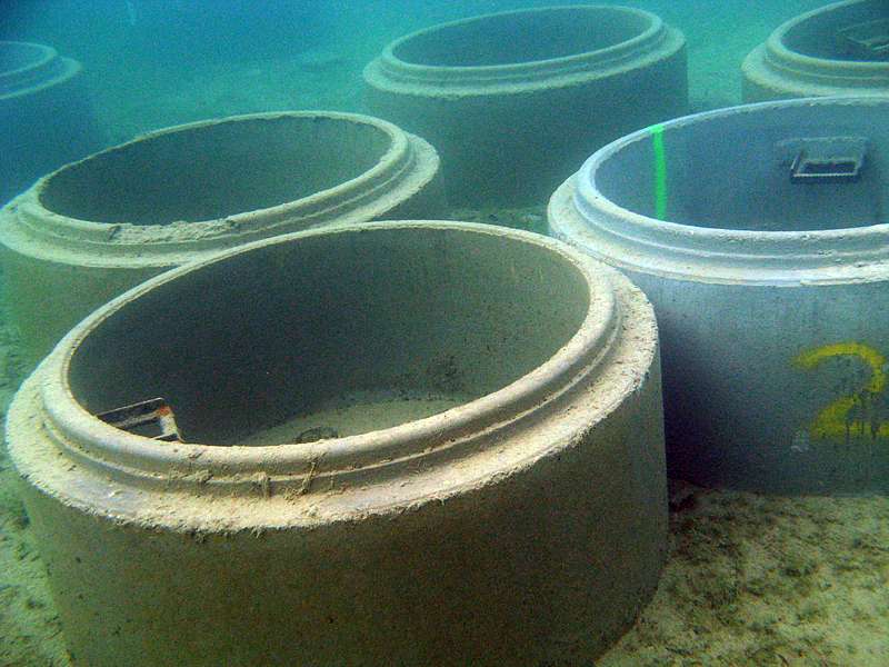 Brunnenringe in 3 Meter Tiefe